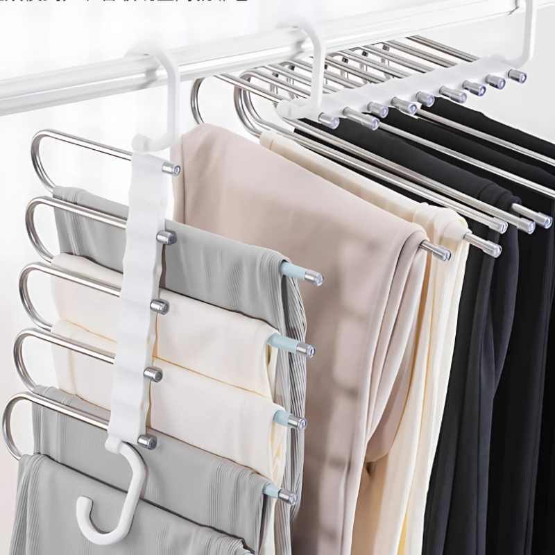 GlideHold® SmartHanger 1+1 GRATIS: Ruimtebesparende Multifunctionele Slimme Kleerhanger