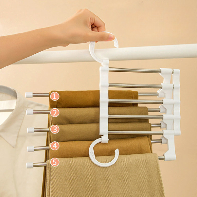GlideHold® SmartHanger 1+1 GRATIS: Ruimtebesparende Multifunctionele Slimme Kleerhanger