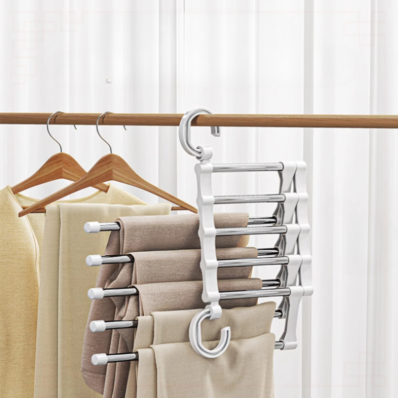 GlideHold® SmartHanger 1+1 GRATIS: Ruimtebesparende Multifunctionele Slimme Kleerhanger