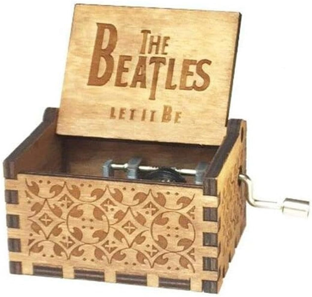 MusicBox - Hand Zwengel Houten Muziekdoos
