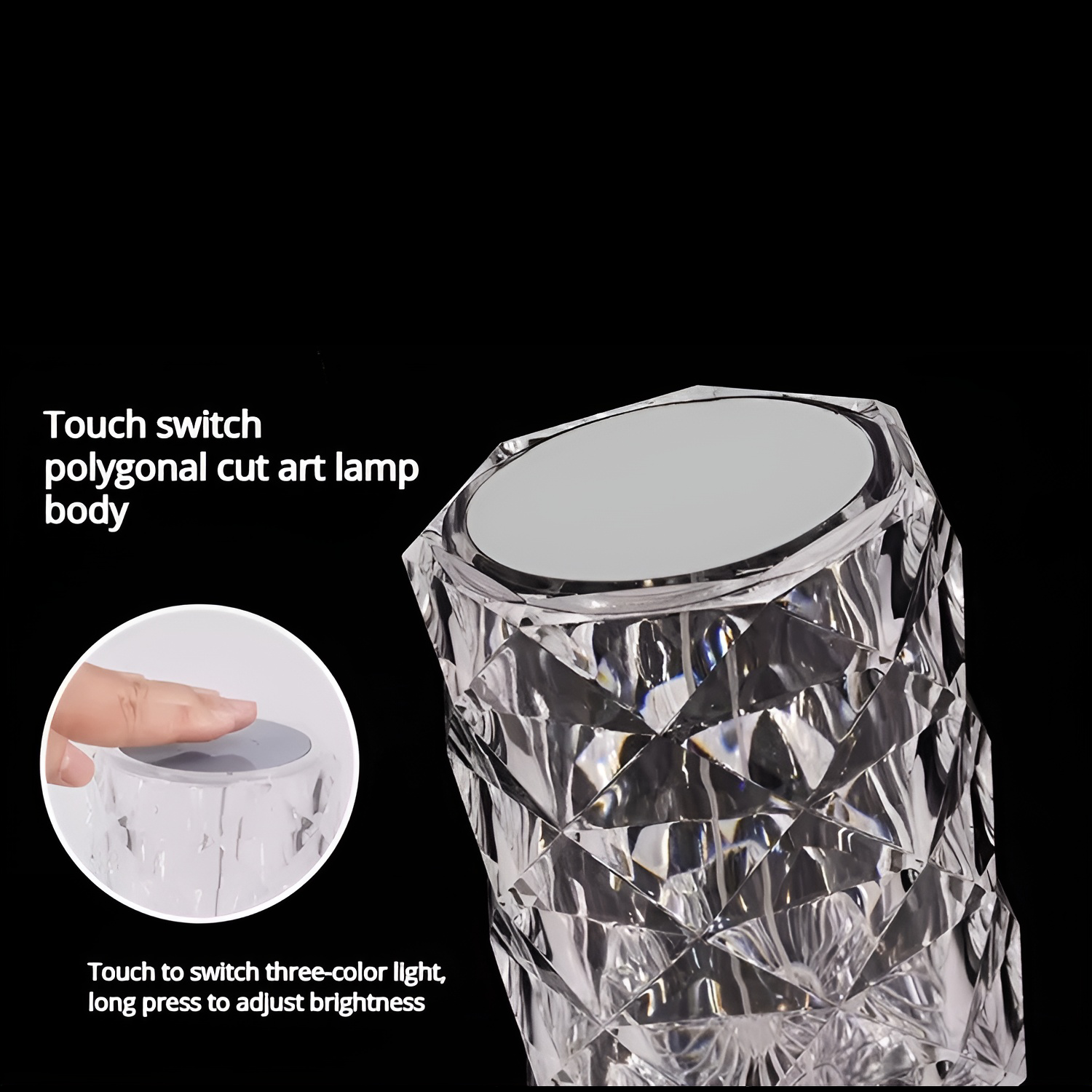Ledsen™ SparkleLamp: Elegante Verlichtende Kristallen Diamanten Fonkel Lamp