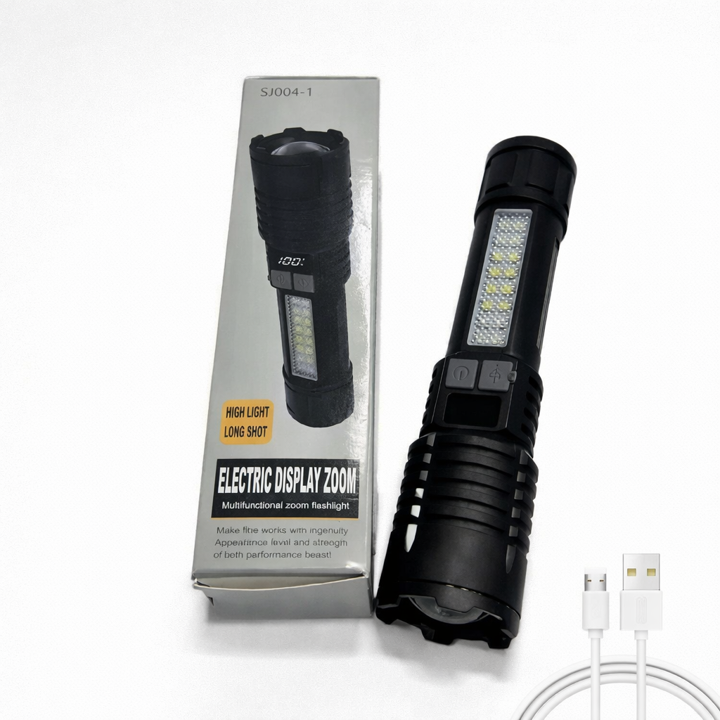 Torchlite™ Zaklamp | Krachtig LED-licht, Oplaadbaar & Ideaal Voor Buiten!