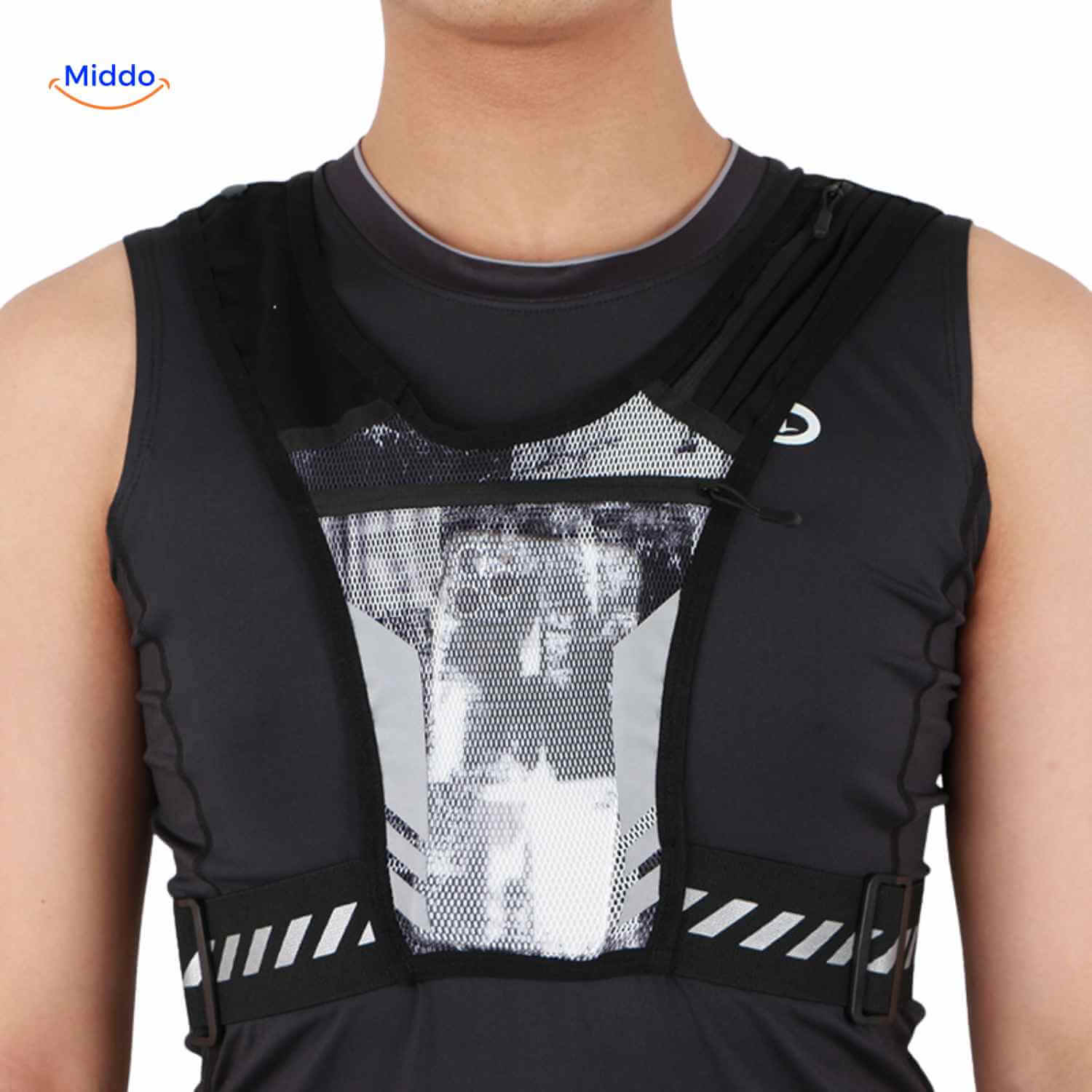 HydroRun™ Hardloop Vest | Reflecterend, Ruimte Voor Fles & Telefoon, Comfortabel