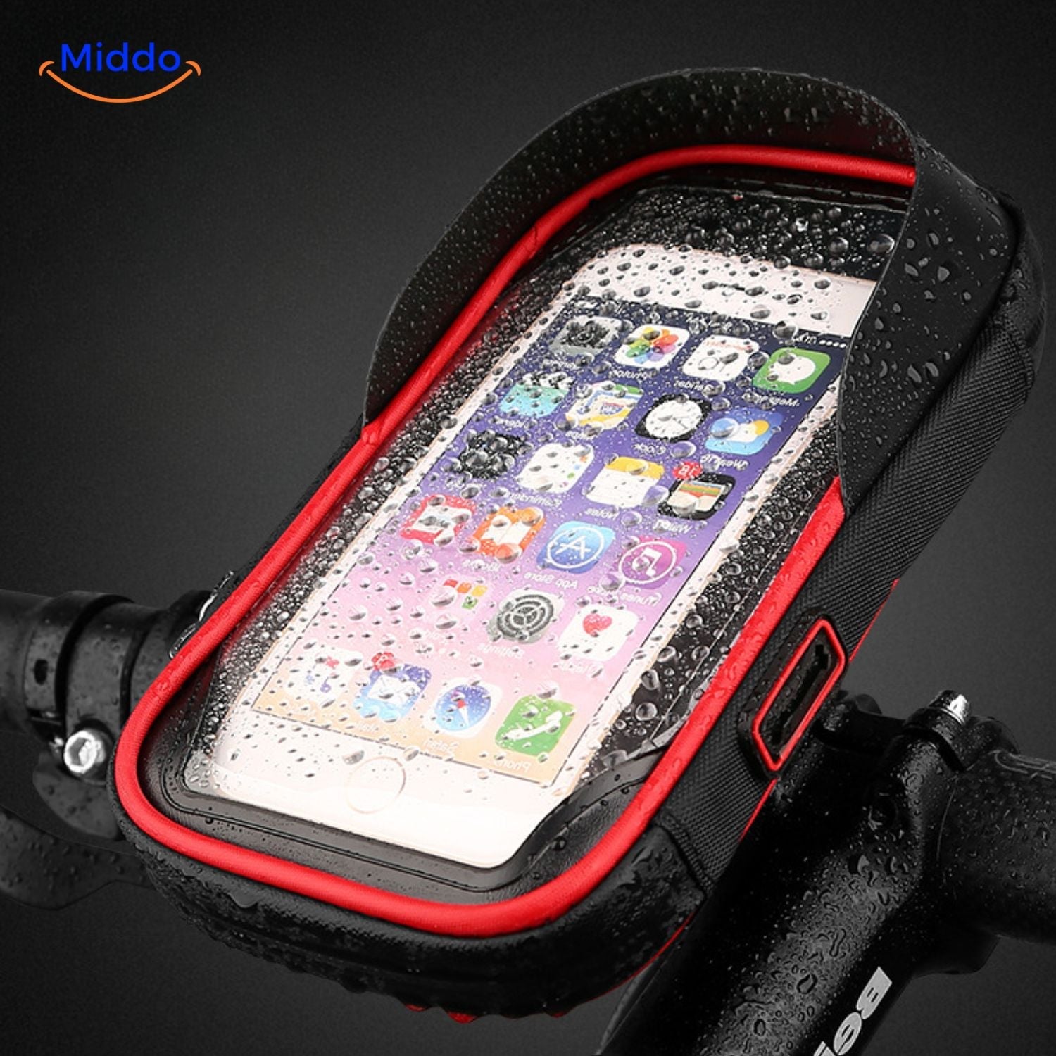 MotoGrip™ Telefoonhouder | Waterdicht, Stevig & Touchscreen-Vriendelijk!