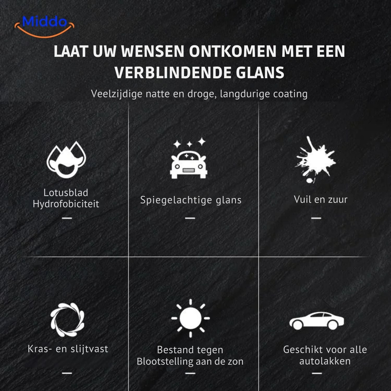 Sopami™ Glascoating Spray | Kristalcoating, Hoge Glans & Lakbescherming!