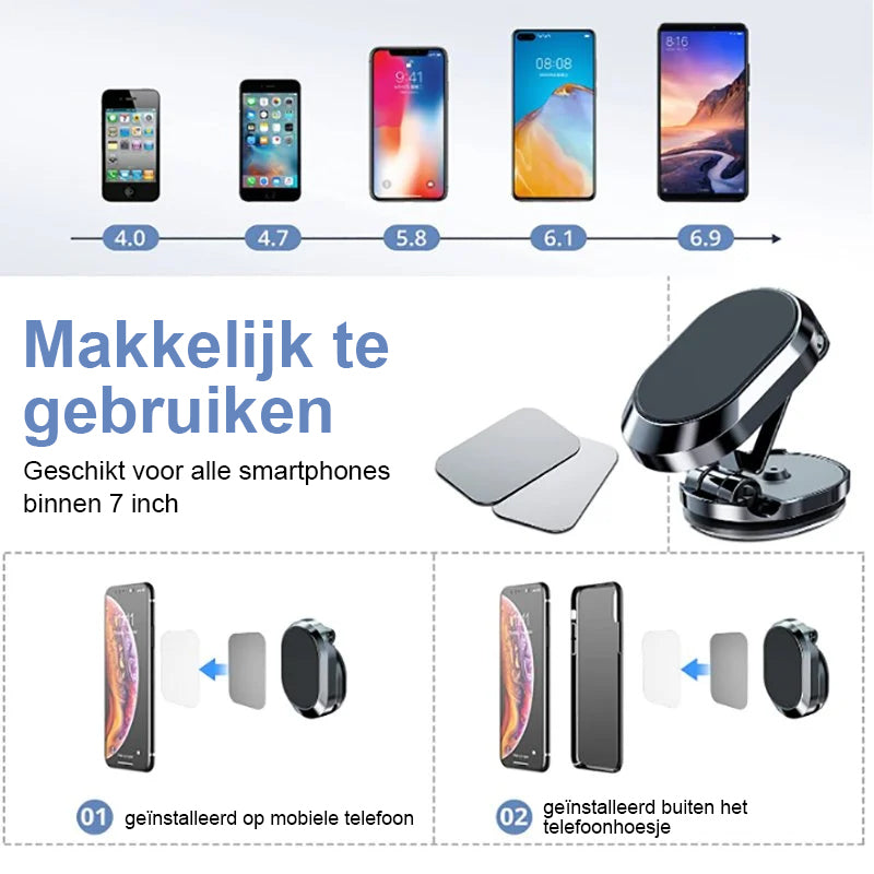 PhoneMagnetic™ | Super Sterke Magnetische Telefoonhouder voor in de Auto!