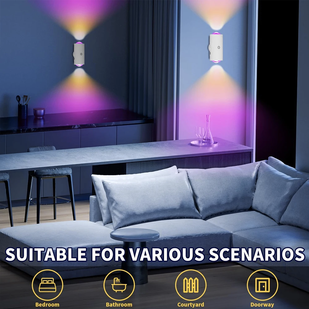 Ledsen™ SensorLight 1+1 GRATIS: Slimme Beweging Wandmontage LED Sensorlamp