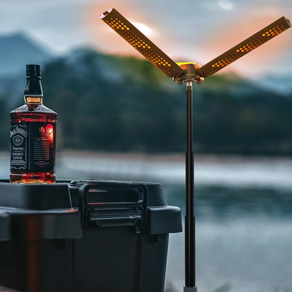 Ledsen™ CampingLamp: Intrekbaar Hoge Capaciteit Oplaadbaar Buiten Kamperen Lamp