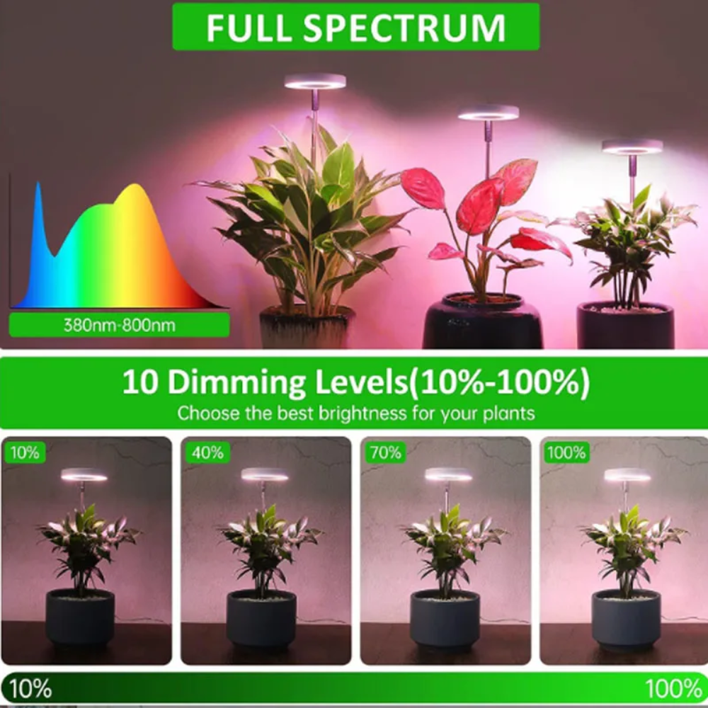 Ledsen™ PlantLamp: Verstelbaar Binnen LED Groeilamp Plant Lamp