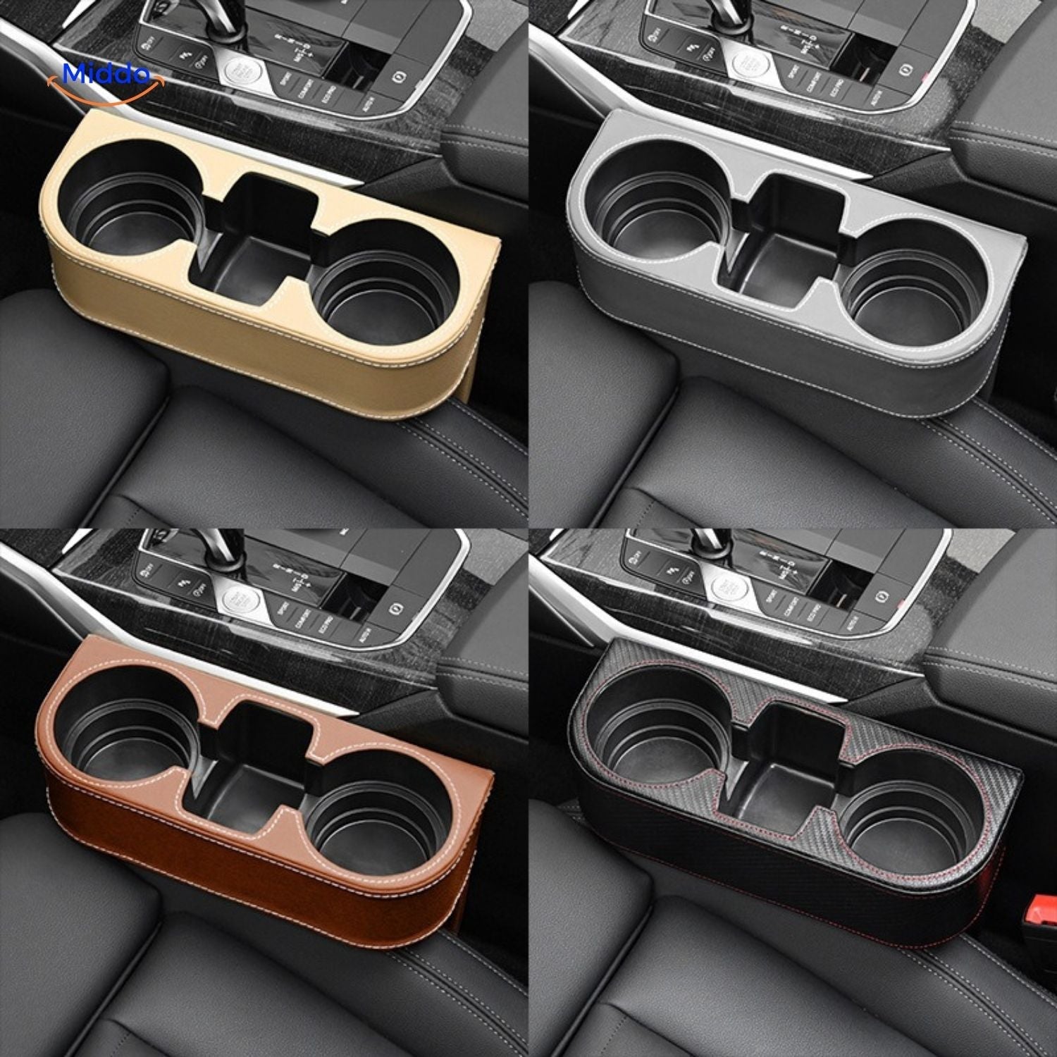 SpaceMate™ Autostoel Organizer | Leren Opbergdoos & Houder