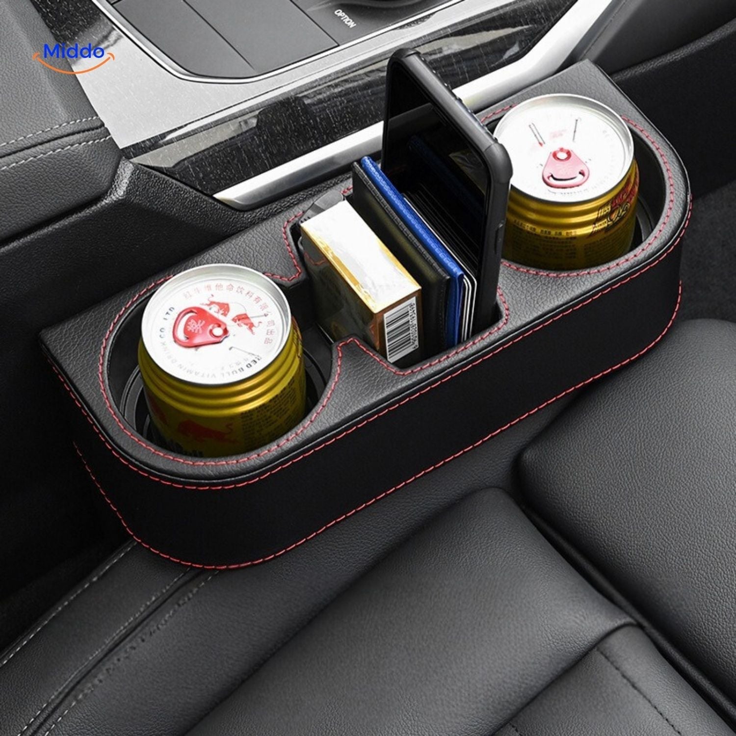 SpaceMate™ Autostoel Organizer | Leren Opbergdoos & Houder
