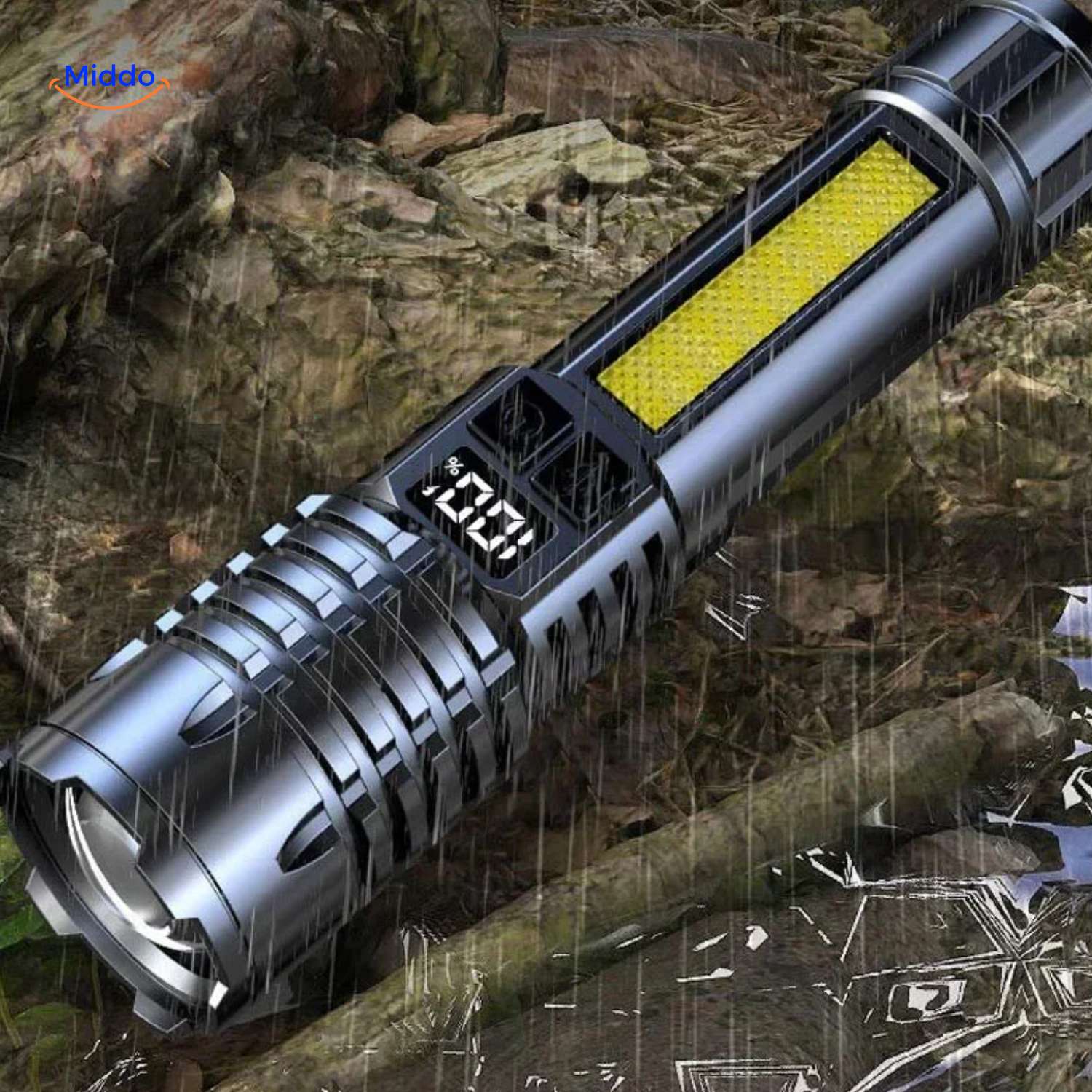 Torchlite™ Zaklamp | Krachtig LED-licht, Oplaadbaar & Ideaal Voor Buiten!