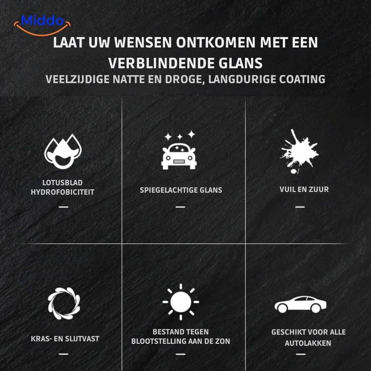 VisiShield™ Auto en Raamcoating | Nano Kristal Was, Hoge Glans & Bescherming!