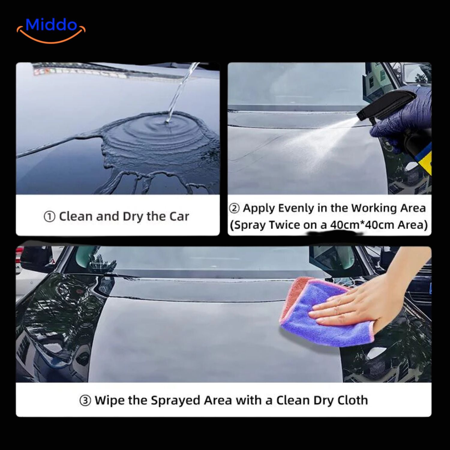 Sopami™ Glascoating Spray | Kristalcoating, Hoge Glans & Lakbescherming!