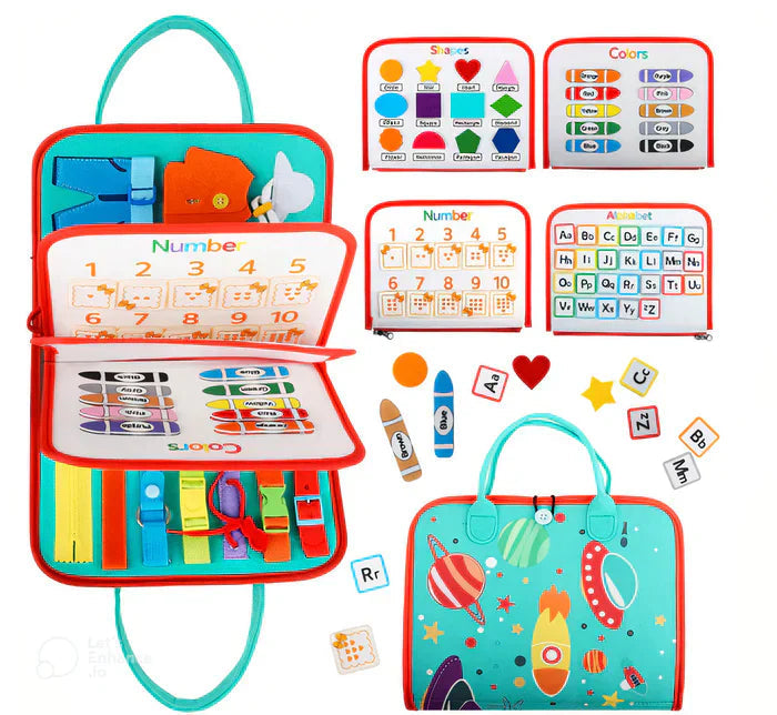 Kletshuts™ BusyBoard: Zintuiglijk Fijne Motoriek Montessori Educatief Busy Board
