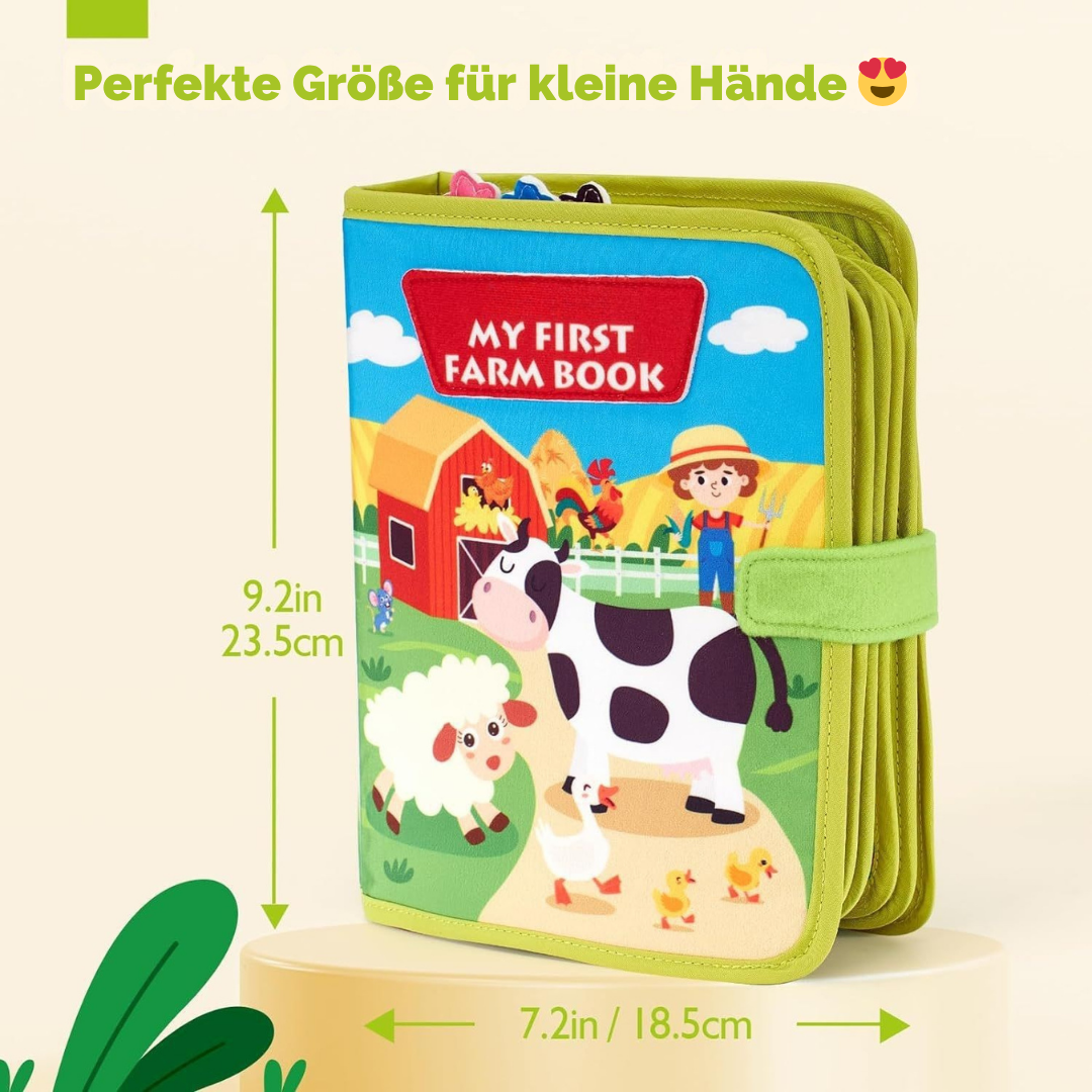 Montessori Boerderij Busy Book - Leer spelenderwijs