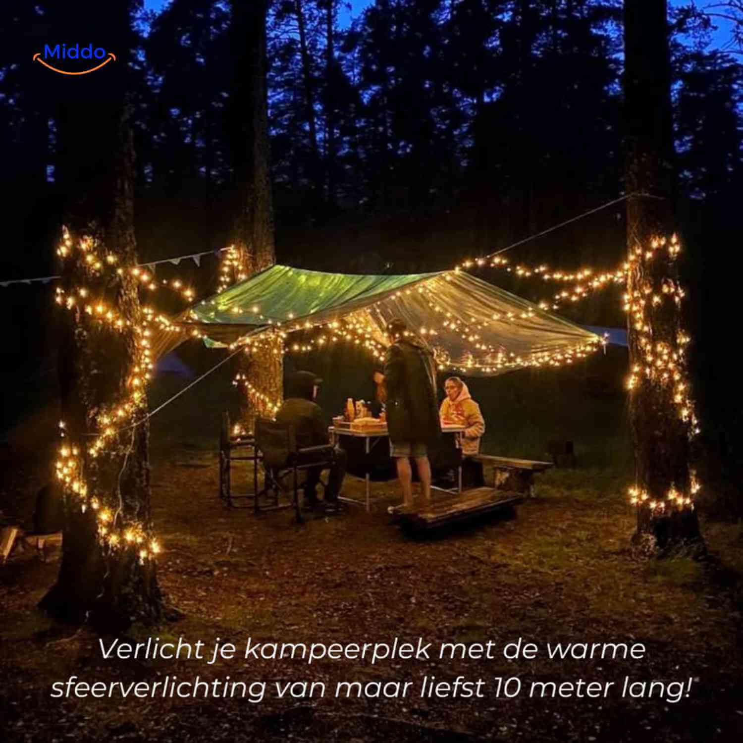 GlowMate™ Lamp | Sfeerlamp, Slingerlicht En Powerbank Voor Buiten