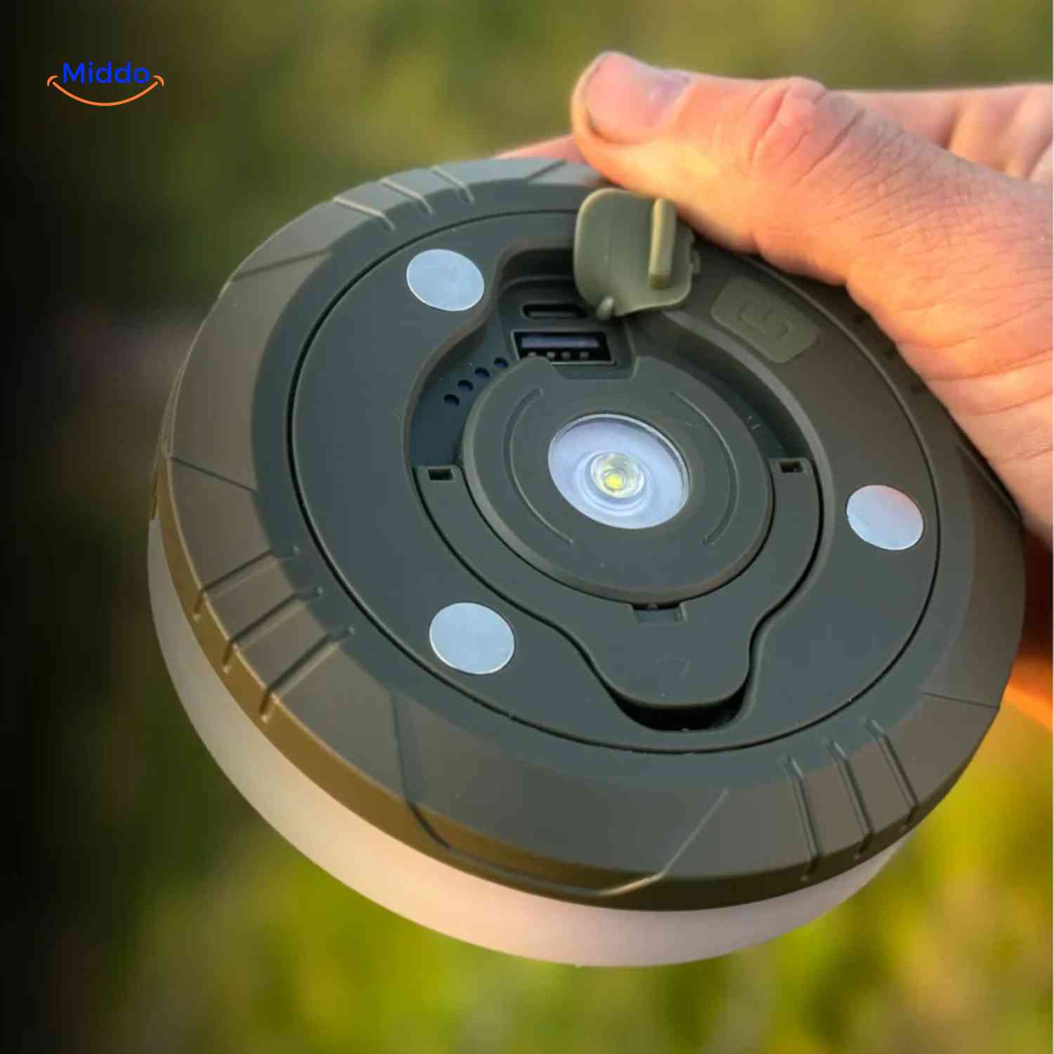 GlowMate™ Lamp | Sfeerlamp, Slingerlicht En Powerbank Voor Buiten