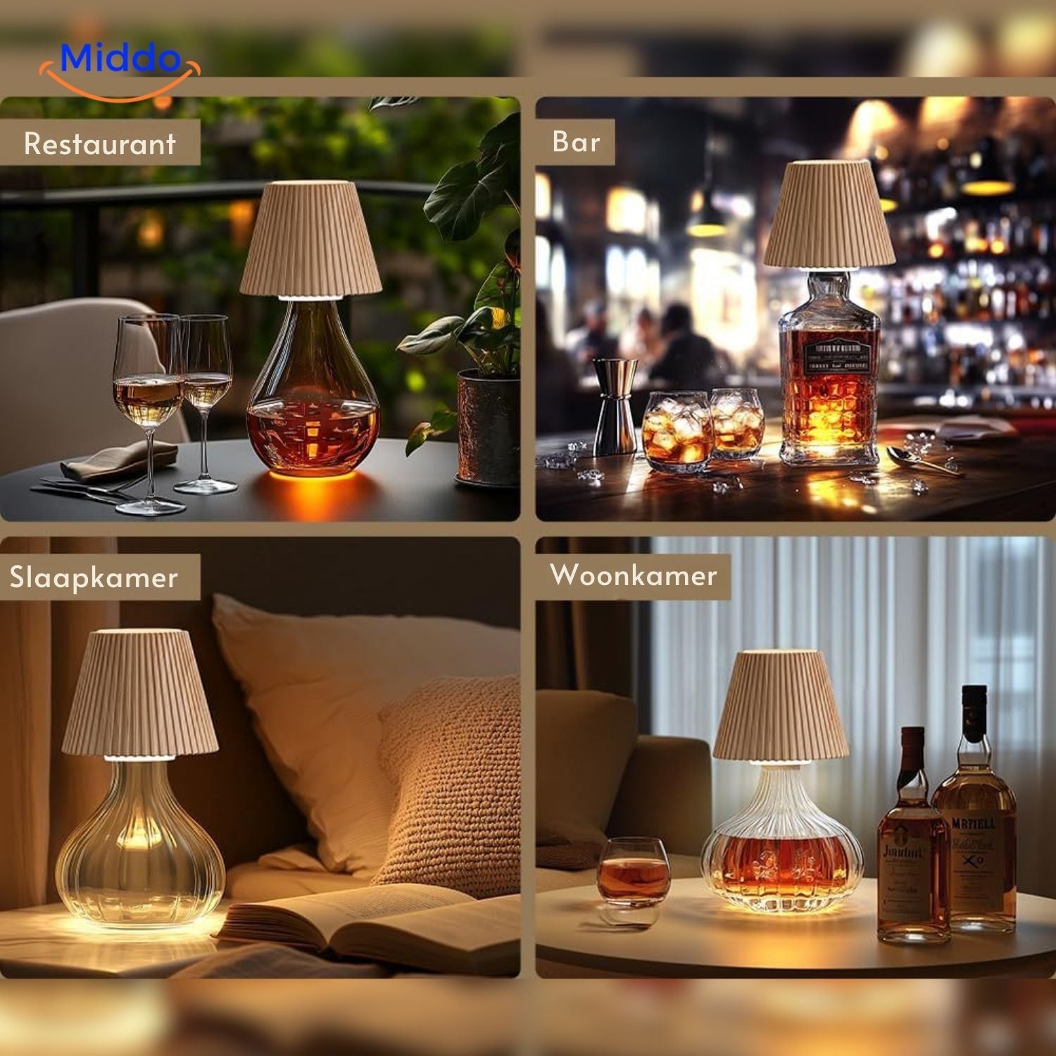 LumaVino™ Wijnlamp – Maak van Elke Fles een Betoverende Lichtbron!