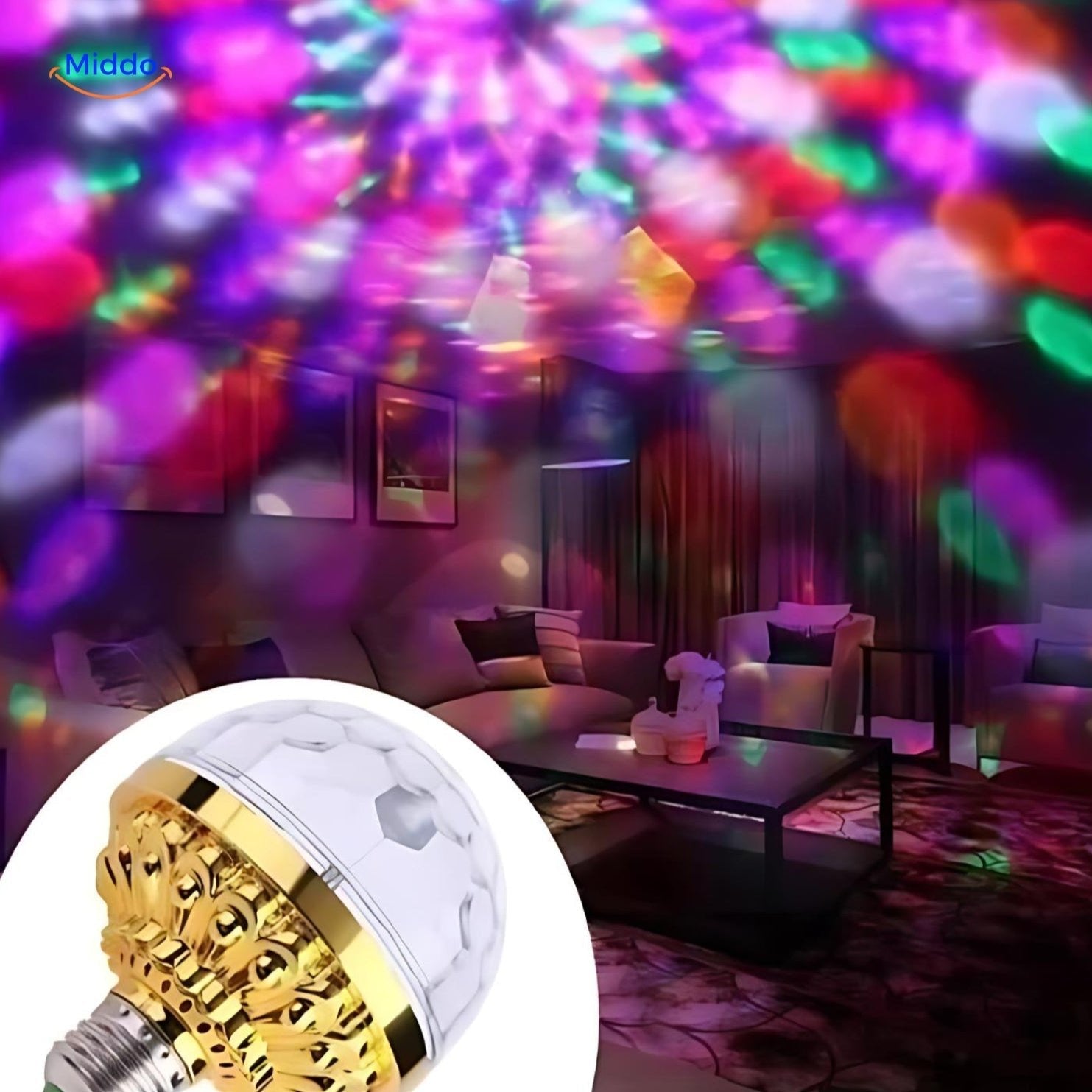 MagicBall™ LED Roterende Discolamp - Kleurrijke Sfeer & Podiumplezier | 1+1 GRATIS
