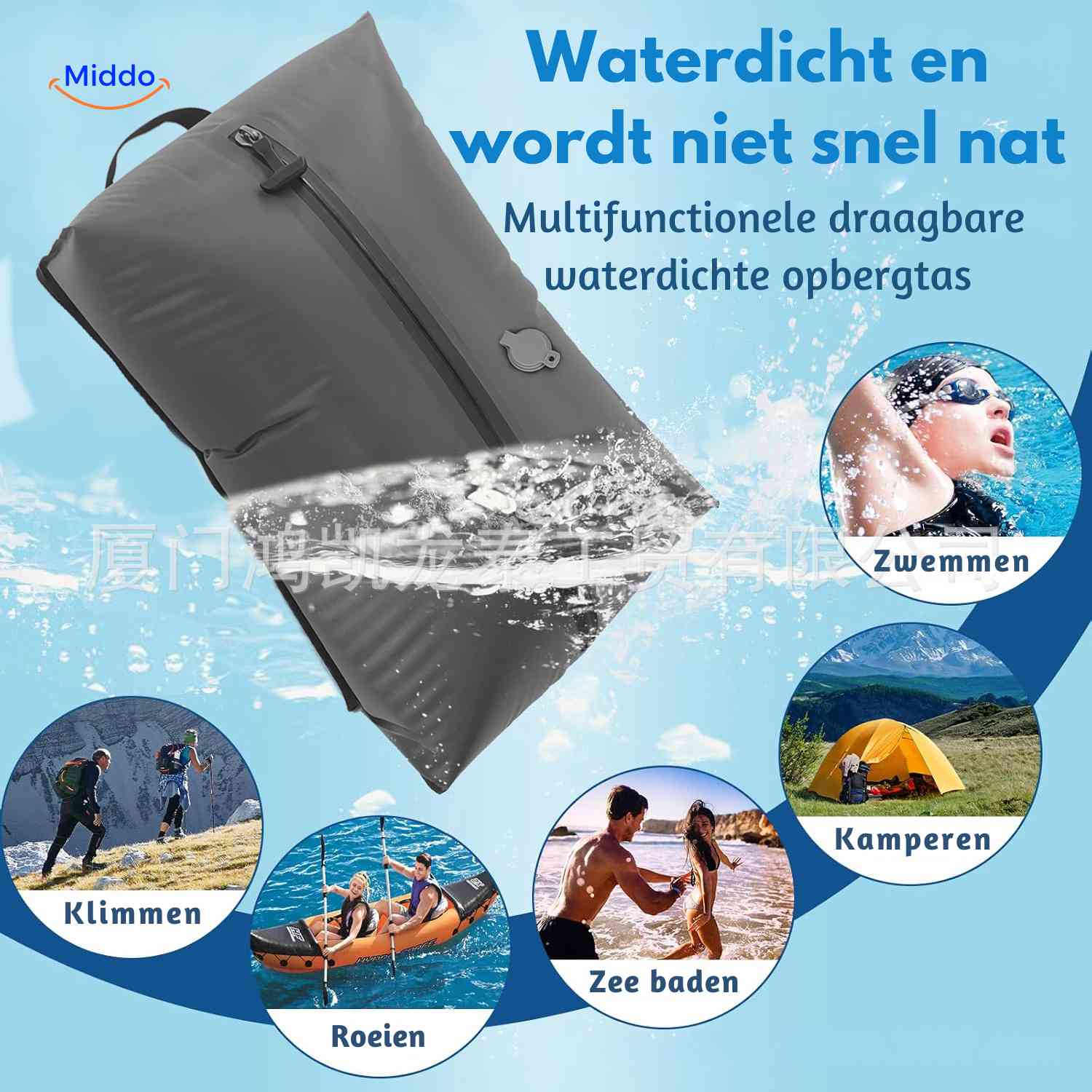 Vacubag™ Tas | Vacuum Opbergzak, Vouwbaar & Met Cijferslot
