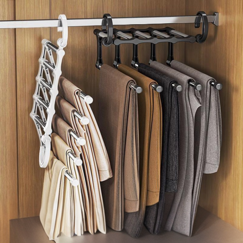GlideHold® SmartHanger 1+1 GRATIS: Ruimtebesparende Multifunctionele Slimme Kleerhanger