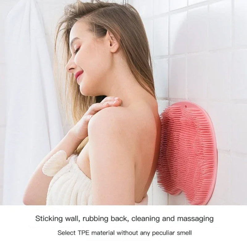 ScrubMat 1+1 GRATIS: Antislip Douche-Schrobmat Exfoliërende Borstel Voor Het Hele Lichaam