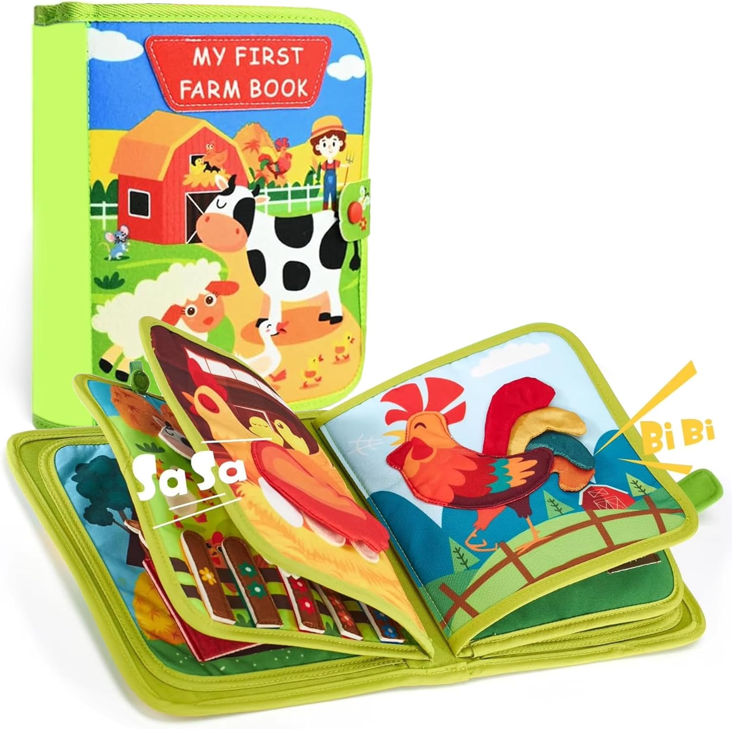 Montessori Boerderij Busy Book - Leer spelenderwijs