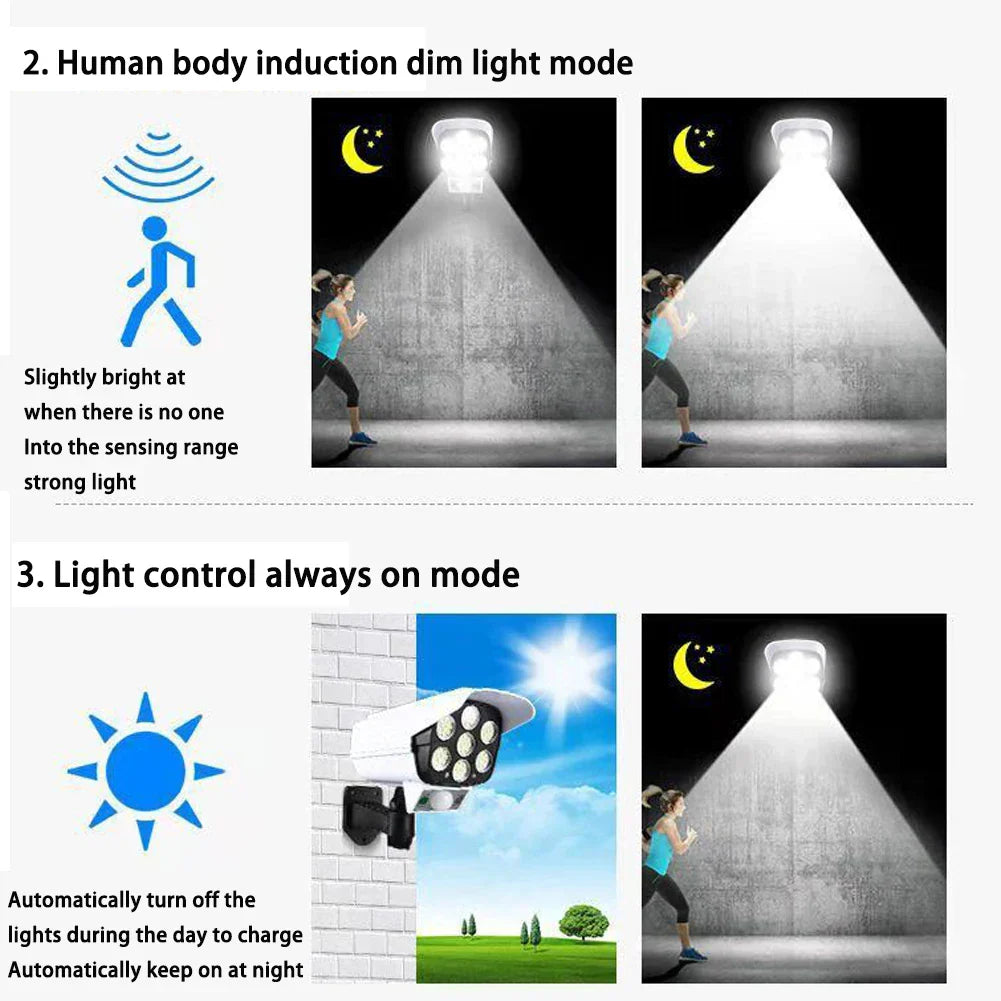 Ledsen™ CameraLight: Energiezuinige Zonne-Energie Dummie Camera Licht
