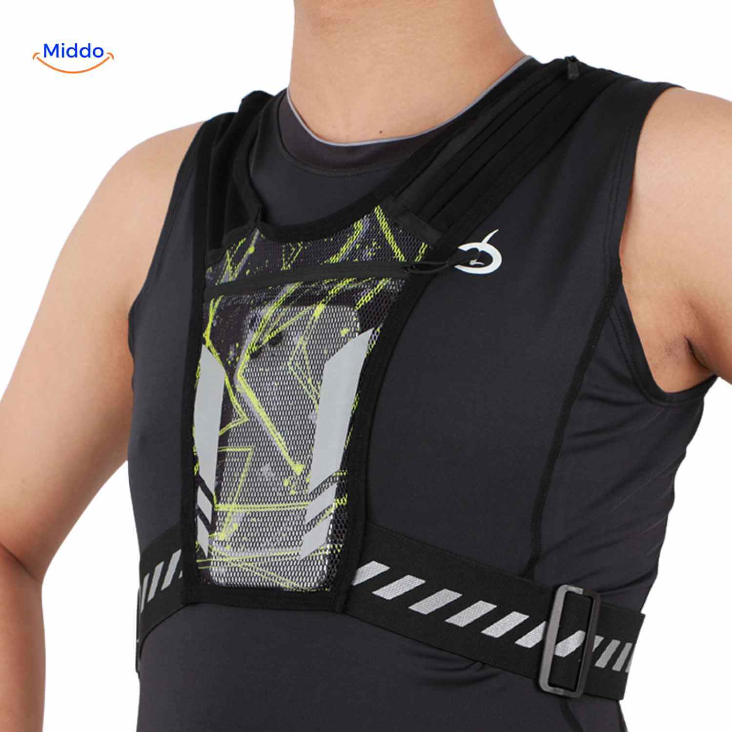 HydroRun™ Hardloop Vest | Reflecterend, Ruimte Voor Fles & Telefoon, Comfortabel