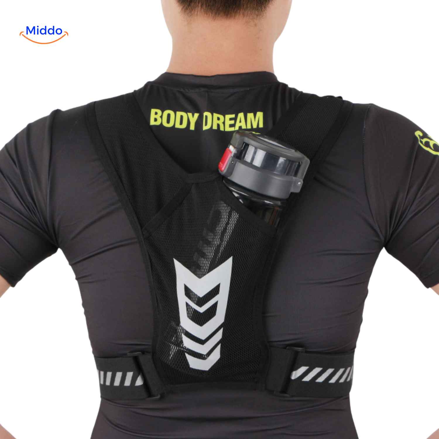 HydroRun™ Hardloop Vest | Reflecterend, Ruimte Voor Fles & Telefoon, Comfortabel