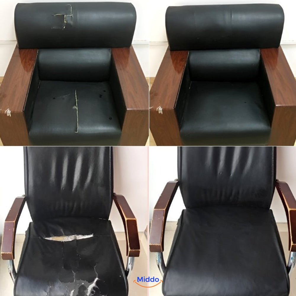 LeatherRestore™ - Maakt beschadigd lederen meubilair weer als nieuw!