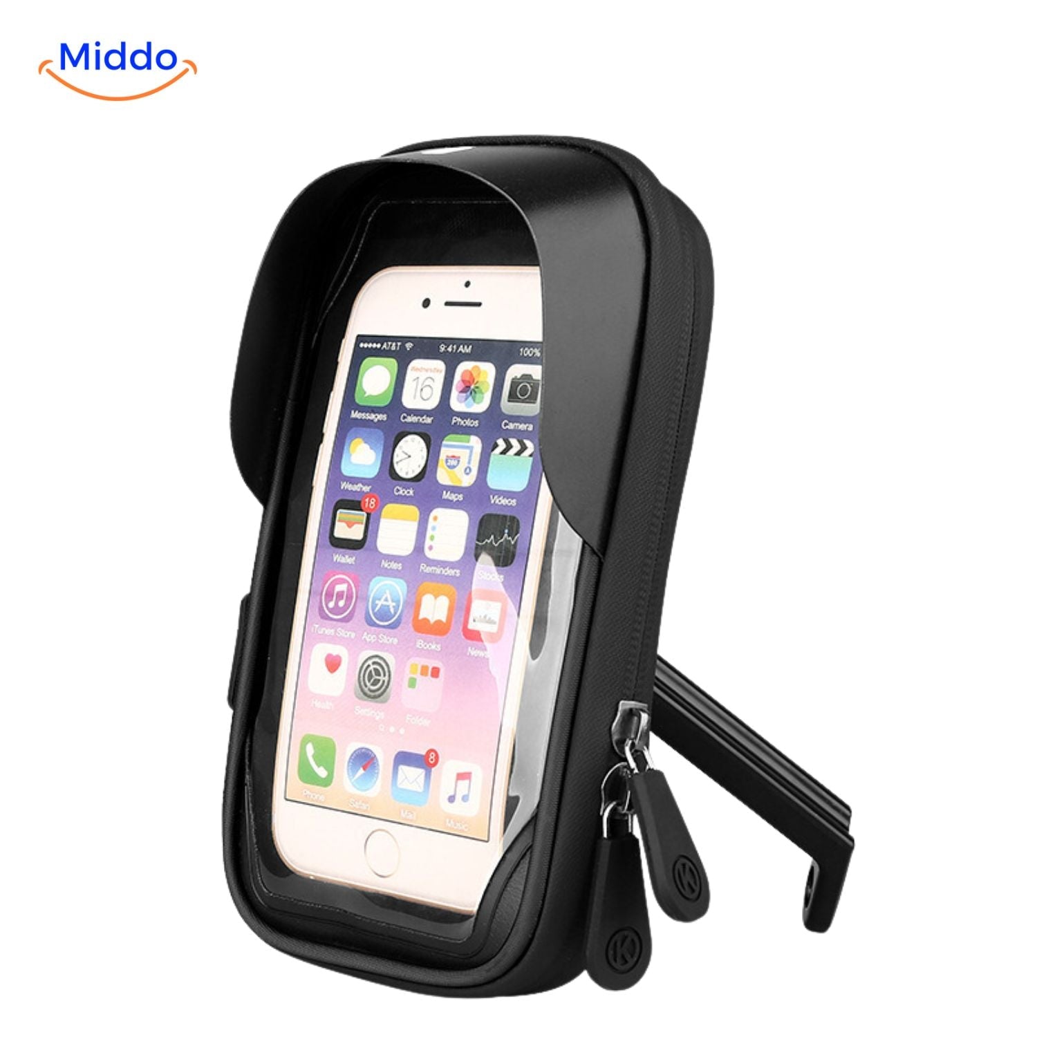 MotoGrip™ Telefoonhouder | Waterdicht, Stevig & Touchscreen-Vriendelijk!