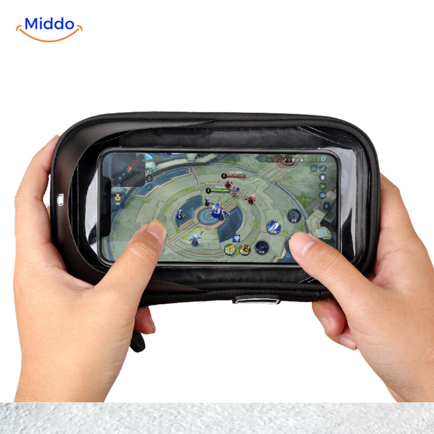 MotoGrip™ Telefoonhouder | Waterdicht, Stevig & Touchscreen-Vriendelijk!