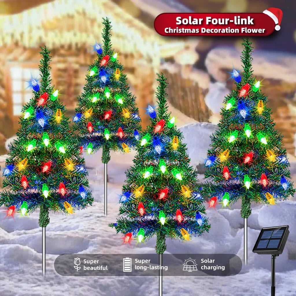 Ledsen™ MiniTree: Zonne-Energie LED Kerstmis Mini Boom Voor Paden