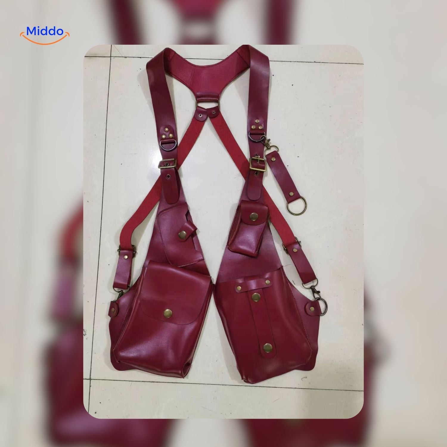 Steampunk™ Schouderholster | Retro Leren Veelzijdige Opbergholster!