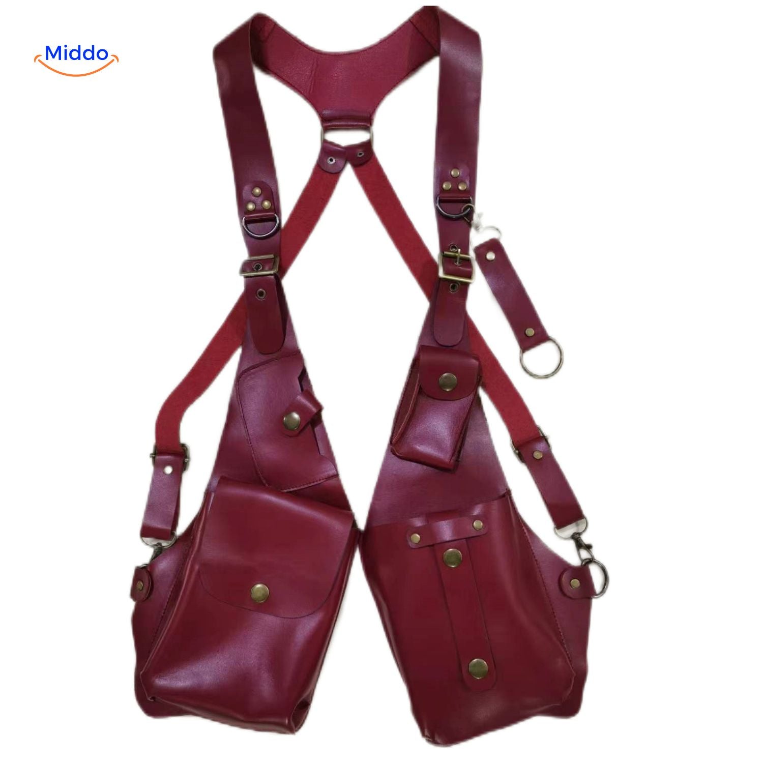 Steampunk™ Schouderholster | Retro Leren Veelzijdige Opbergholster!