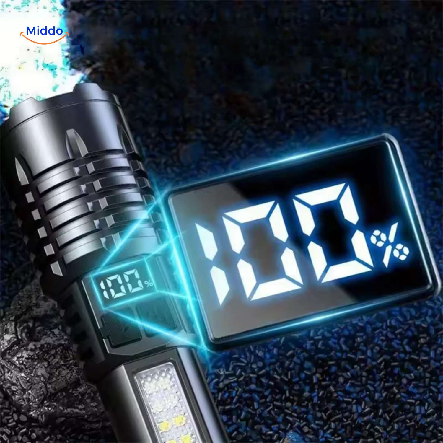 Torchlite™ Zaklamp | Krachtig LED-licht, Oplaadbaar & Ideaal Voor Buiten!
