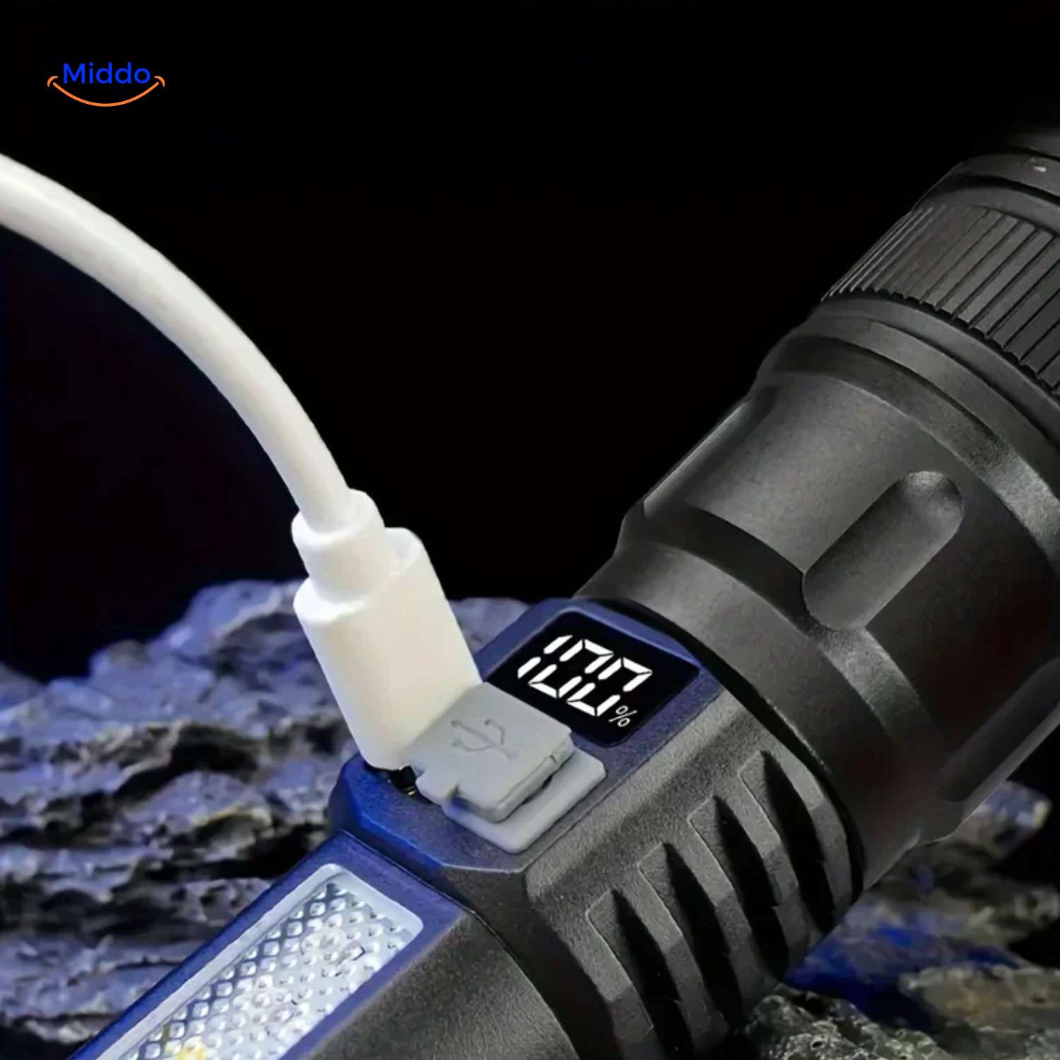 Torchlite™ Zaklamp | Krachtig LED-licht, Oplaadbaar & Ideaal Voor Buiten!