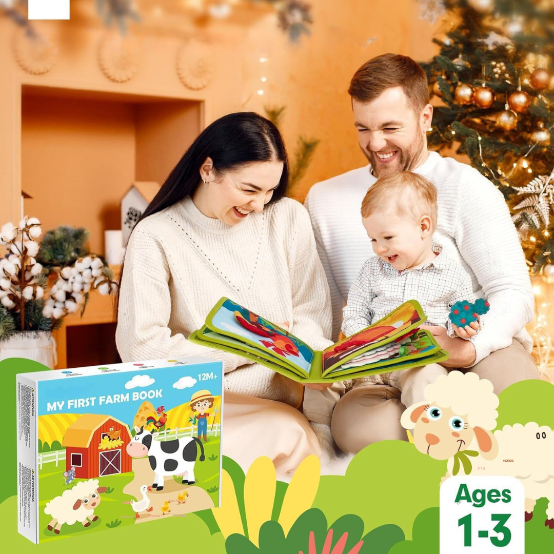 Montessori Boerderij Busy Book - Leer spelenderwijs
