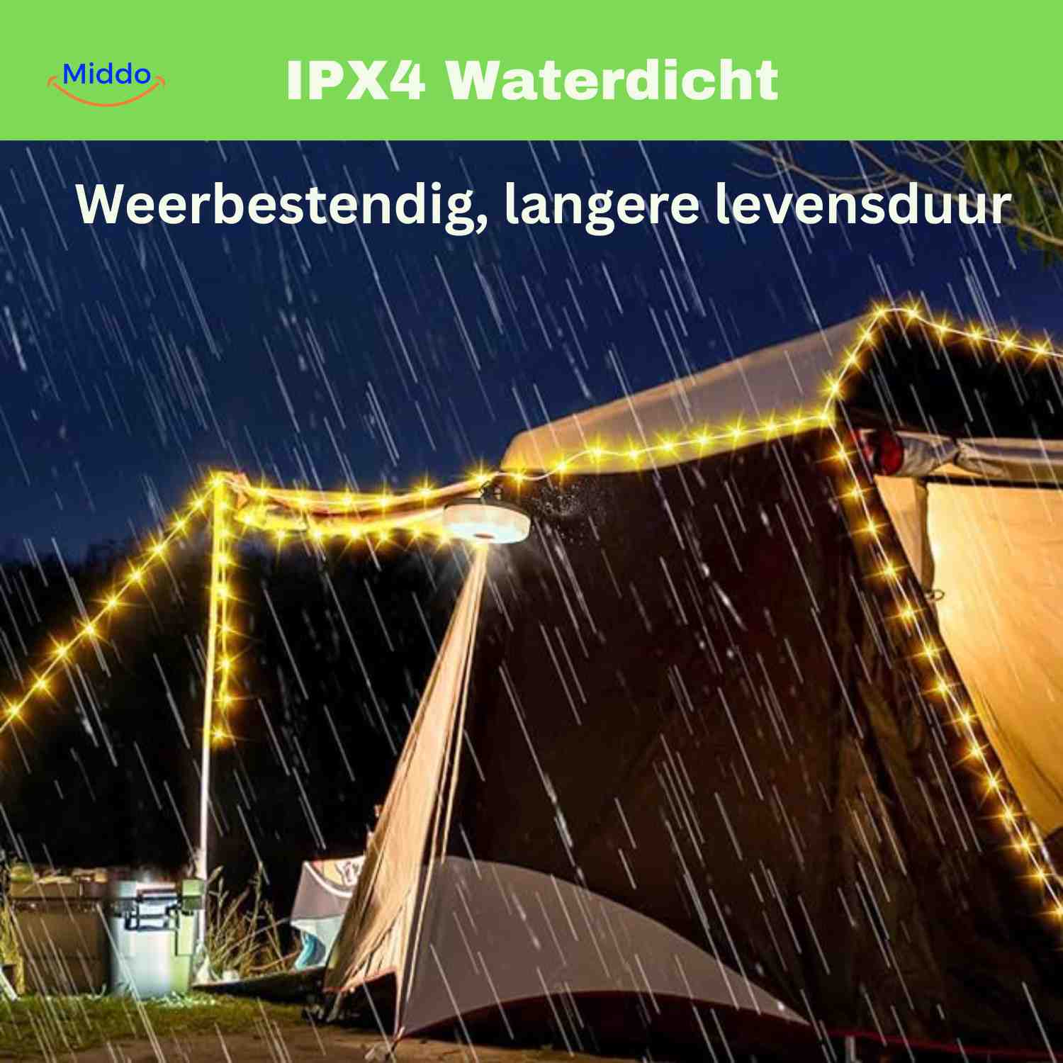 GlowMate™ Lamp | Sfeerlamp, Slingerlicht En Powerbank Voor Buiten