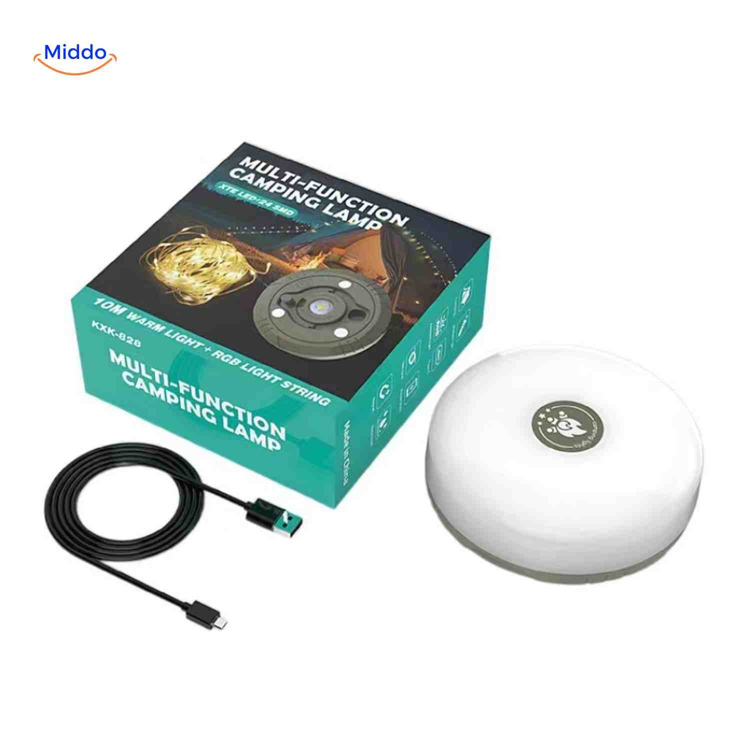 GlowMate™ Lamp | Sfeerlamp, Slingerlicht En Powerbank Voor Buiten