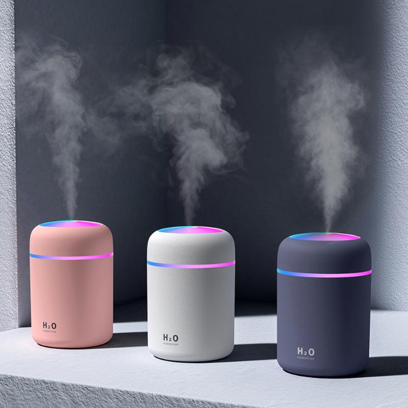 Magic air™ Geurrijke H2O Luchtbevochtiger met LED & Aromatherapie