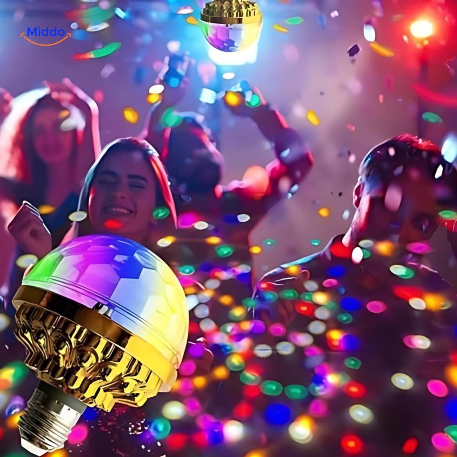 MagicBall™ LED Roterende Discolamp - Kleurrijke Sfeer & Podiumplezier | 1+1 GRATIS