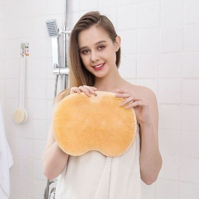ScrubMat 1+1 GRATIS: Antislip Douche-Schrobmat Exfoliërende Borstel Voor Het Hele Lichaam
